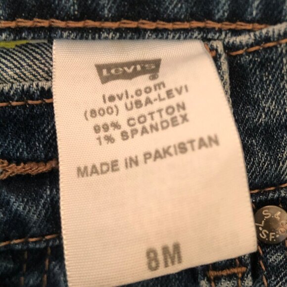 Levi's 505 jeans--nouveau low straight--sz 8 - Picture 5 of 13